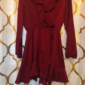 Maroon dress